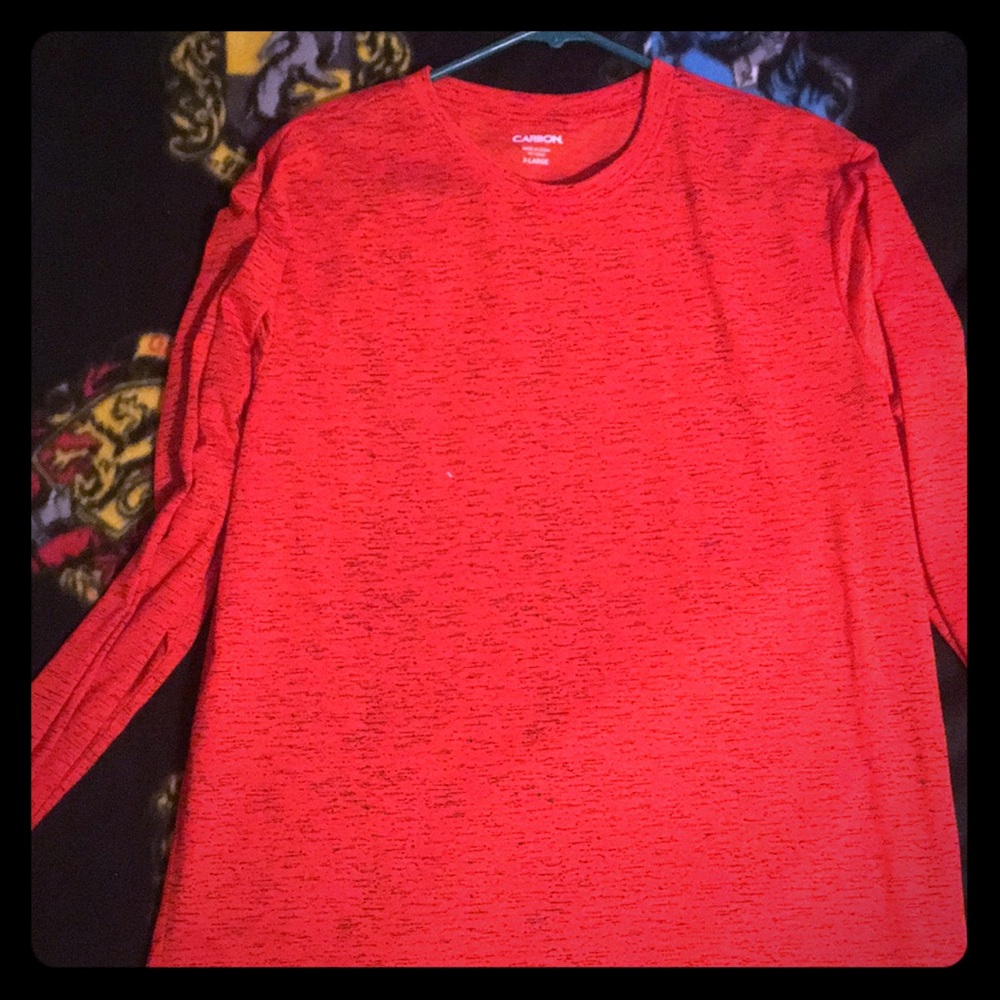 Red xl long sleeve carbon element shirt